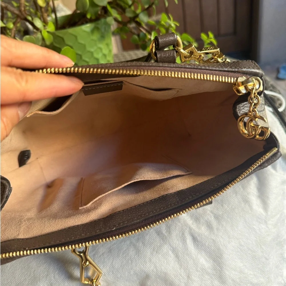 GUCCI Ophidia GG Supreme Monogram Small satchel. - Picture 6 of 13